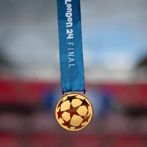 London 2024 Champions League Medal for Real Madrid Final Winners Medal & Ribbon - Picture 1 of 10