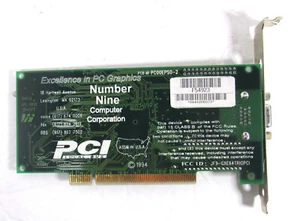 Video Card, Number Nine Computer Corp, PCB # PCOOEPSO-2, New - Picture 1 of 3