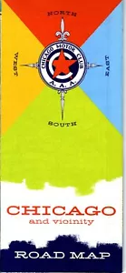 Mappa stradale AAA Chicago 1966: Chicago NOS - Foto 1 di 1