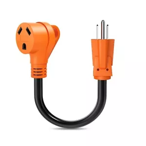 Adaptador de cable para autocaravana cámper 15A macho a 30A hembra conector de alimentación de 12 pulgadas 12 AWG/3 - Imagen 1 de 6