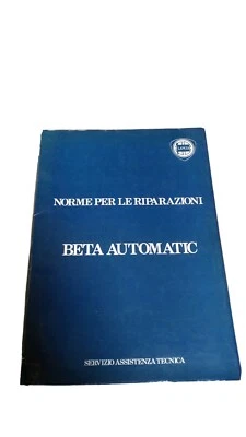 NORME PER LE RIPARAZIONI LANCIA BETA AUTOMATIC - Immagine 1 di 4