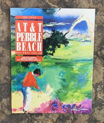 AT&T 1992 Pebble Beach National Pro-Am Program Cover Pic. 10x8. Magazine Paper.. - Image 1 of 4