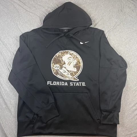 Nike Florida State Seminoles Sweatshirt Adult XL Black Hoodie FSU NCAA Mens Cover