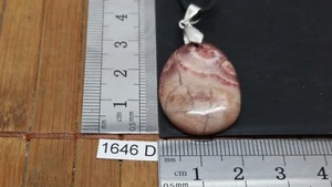 Pendentif JASPE + cordon reglable mineraux lithotherapie pierre naturelle reiki - Picture 1 of 2