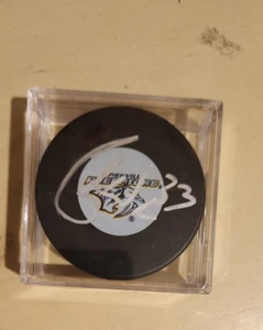 Colin Wilson Signed Nashville Predators Hockey Puck Autographed - Picture 1 of 1