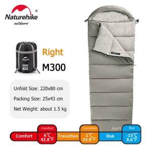 Naturehike M180 Sleeping Bag, Lightweight for Winter, Camping, Hiking, Etc - Picture 1 of 22