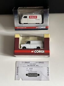 2 x Corgi Trackside: FORD TRANSIT Mk1 Van (DG200000) & AUSTIN J2 Van (DG202009)