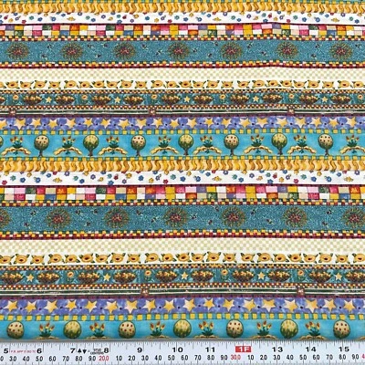 Angel Tidings 2004 Carol Endres by Spectrix Cotton Fabric by the Half Yard - Image 1 of 2