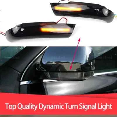 2x Luz de señal de giro de espejo lateral dinámico para Volkswagen VW Touareg 7L 2002-2006 Foto 1 de 4