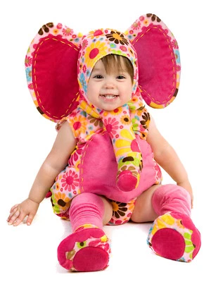 Disfraz Isabella Elefante Princesa Paraíso Rosa Floral Bebé 6 9 12 18 24 meses 2T  Foto 1 de 2