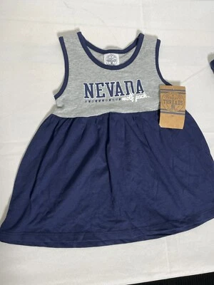 Nevada Wolf Pack NCAA Girls' Toddler Gray Dress NWT - Image 1 of 4