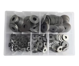 Scatola Assortita di Rondelle Penny M5 - M12 - Acciaio Inox A2 per Bulloni e Viti - Foto 1 di 2