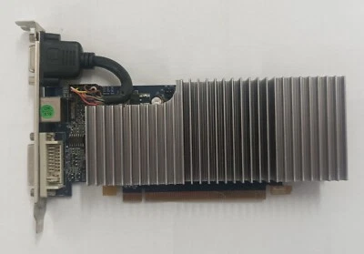 Point Of View Geforce 8400 GS GF8400GS 256MB DDR2 64-bit VGD DVI TV OUT - Immagine 1 di 2