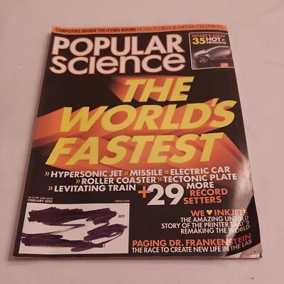2005 February, Popular Science Monthly Magazine, Hypersonic Jet (CP165)  - Image 1 of 3