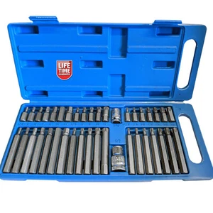 Hex Torx Star & Spline BIT Socket Set 3/8" & 1/2"dr Long & Short Reach Allen Key - Picture 1 of 5