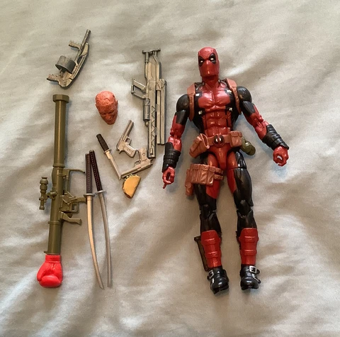 Marvel Legends Deadpool - Juggernaut BAF Wave - Complete Accessories 6" Loose Cover