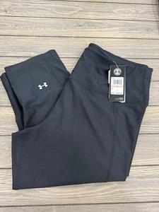 Under Armour Womens HeatGear Compression Leggings Black 2X - Picture 1 of 5