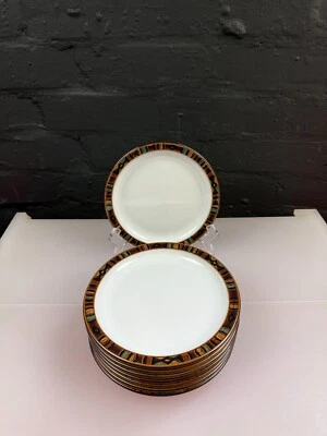 8 x Denby Shiraz Tea / Side Plates 17.5 cm Wide Set - Image 1 of 4