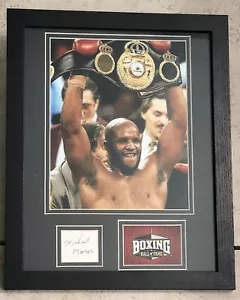 MICHAEL MOORER AUTHENTIC AUTOGRAPHED Signed FRAMED 11x14 BOXING Photo JSA PSA - Picture 1 of 2