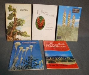 LOT OF 5 WILDFLOWERS / TREE BOOKLETS, Western US - Imagen 1 de 2