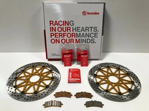 Dischi freno anteriori Brembo HPK Supersport + pastiglie freno OEM KTM Super Duke 1290 - Foto 1 di 5