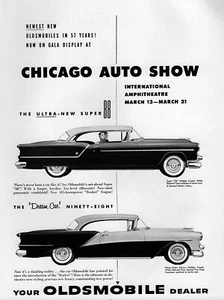 1954 Oldsmobile 98 Ninety-Eight & Super 88 "Ultra New" Original Ad - Picture 1 of 1