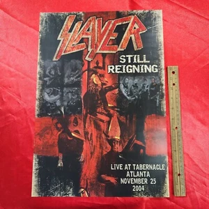Póster de concierto Slayer Still Reigning de Live at Tabernacle Atlanta noviembre 2004 - Imagen 1 de 12