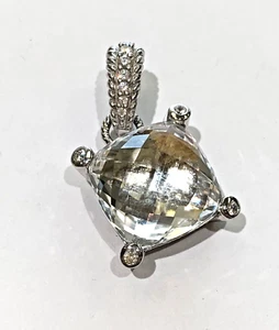 Judith Ripka White Topaz Pedant - Picture 1 of 4