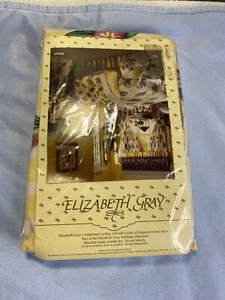 2 fundas de almohada vintage gris Elizabeth dos fundas de tamaño estándar amarillas florales nuevas en paquete - Imagen 1 de 19