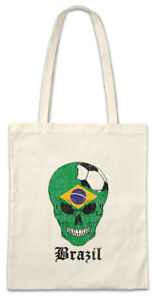 Brazil Football Comet Shopper Shopping Bag brazilian Soccer Flag World