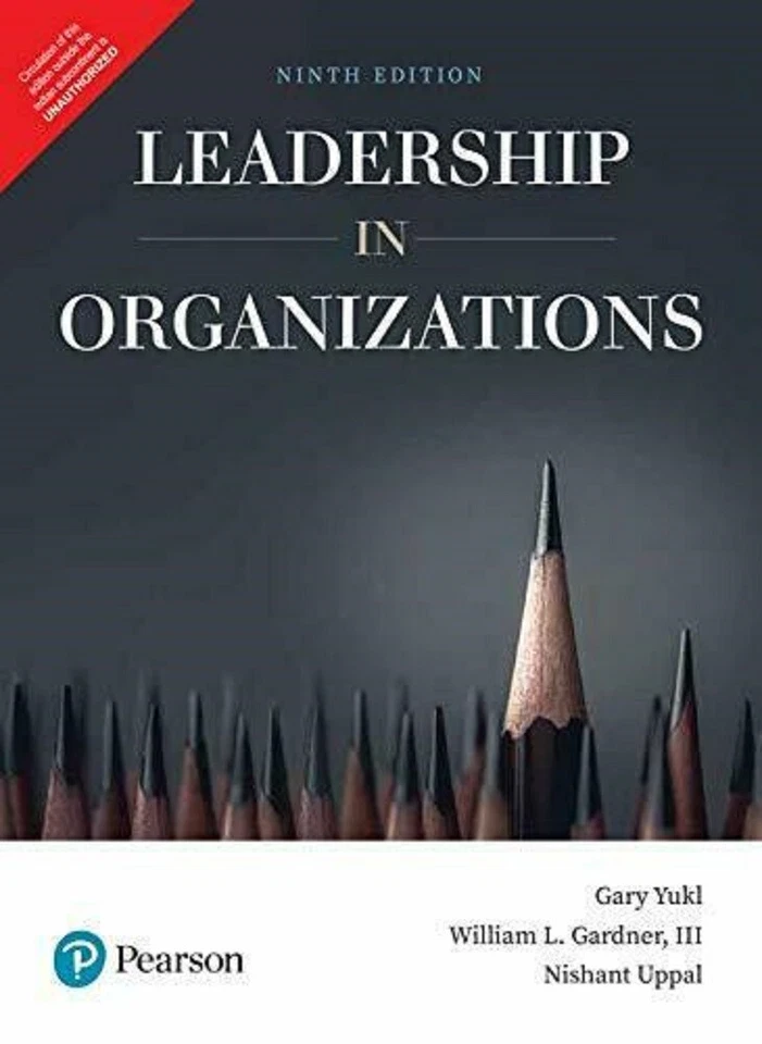 FAST SHIP Leadership in Organizations Ninth Edition 9th Edtn 9e By Gary A. Yukl - Image 1 of 1