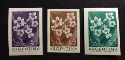 BroadviewStamps Argentina COLOUR PROOFs on thin white paper.  MVLH /NH VF. - Изображение 1 из 2