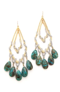 Alexis Bittar Womens Orbiting Tear Vine Earrings W1150 - Picture 1 of 4
