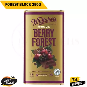 Whittaker'S Berry Forest Block - Finest Milk Chocolate with Forrest Berries 250G - Picture 1 of 2