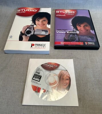 Pinnacle Studio Media Suite Plus Version 7 SE + 9 Upgrade Video Editor w/ Manual - Image 1 of 4