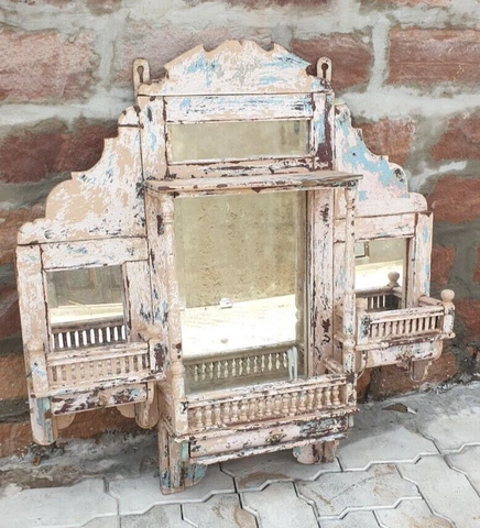 Antique Dresser Mirror , Vintage Indian Mirror , Wall Mirror , Mirrors Cover