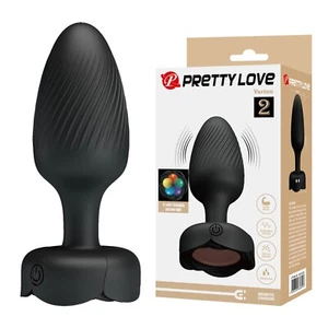 Pretty Love Varian 5 Color Changing Silicone Butt Plug - Vibrating, Waterproof - Picture 1 of 7