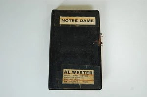 Circa 1970 Al Wester Notre Dame Football Radio Network Notebook - Picture 1 of 10