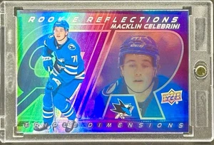 Macklin Celebrini SELTENE ROOKIE RC REFRAKTOR INVESTMENTKARTE HAIE ROTY NEUWERTIG - Bild 1 von 2