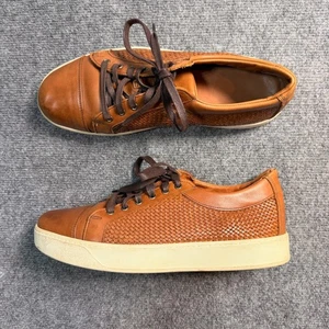 Allen Edmonds Shoes Mens US 11 Brown Leather Lace Up Perth Derby Sneakers Vibram - Picture 1 of 16