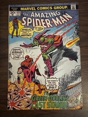 Amazing Spider-Man #122 Death of Green Goblin. 1973 John Romita cover.  - Image 1 of 4