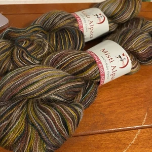 Misti Alpaca Handpainted Lace Weight Yarn 100% Baby Alpaca 874 Yds Each = 100g - Picture 1 of 7