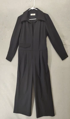 Женский комбинезон SEA New York 8 черный с длинным рукавом широкие штанины универсальный цельный - Изображение 1 из 4