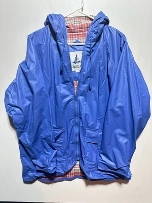 Vintage Misty Harbor Any Time Jacket Blue Women's Size Medium Rain Coat - Image 1 of 3
