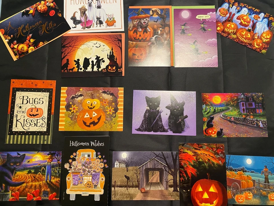 Leanin Tree Assorted Halloween 19 Cards buying 1 per select! - Image 1 of 4