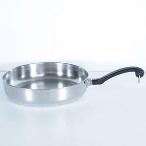 Farberware Aluminum Clad Stainless Steel 10" Skillet Frying Pan USA Vintage NICE - Picture 1 of 8