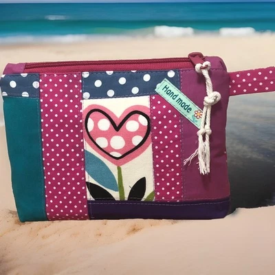 Patchwork Tasche Neu Selbstgenäht Gr 21-16-3,5 - Bild 1 von 4