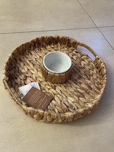 Handgeflochtenes Serviertablett 35cm - Bild 1 von 2