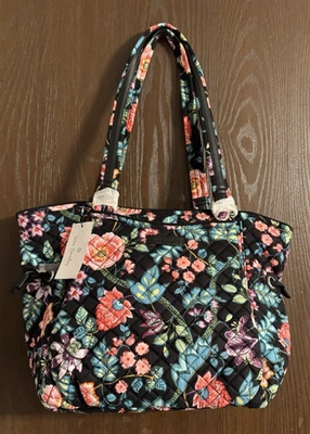Vera Bradley Vines Floral Iconic Glenna Satchel - NWT - Image 1 of 4
