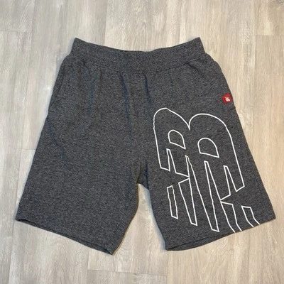 New Balance Boys Size XL (18/20) Drawstring Cotton Activewear Shorts Light Gray - Image 1 of 4